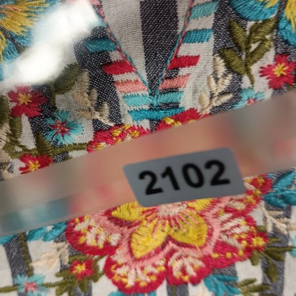 Savanna Jane Sleeveless Top Blouse Women Small Black Cowgirl Boho CottageCore - Picture 9 of 9